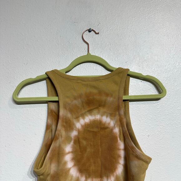 Guess Tan Cropped Tank Top Sz L - Picture 7 of 11